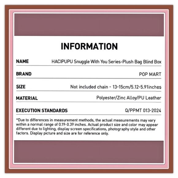 Pop Mart HaciPupu Snuggle With You Plush Bag - Ding Dong Reindeer - Picture 10 of 16